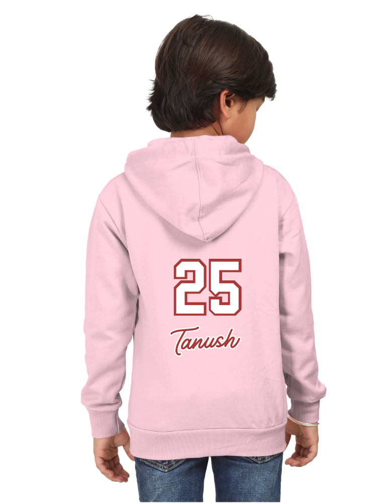 Customised front and back Hoodie for kids